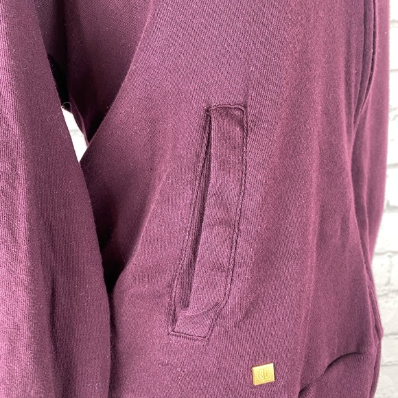 Lauren Ralph Lauren Purple Hoodie Sweatshirt size Large - Picture 10 of 12